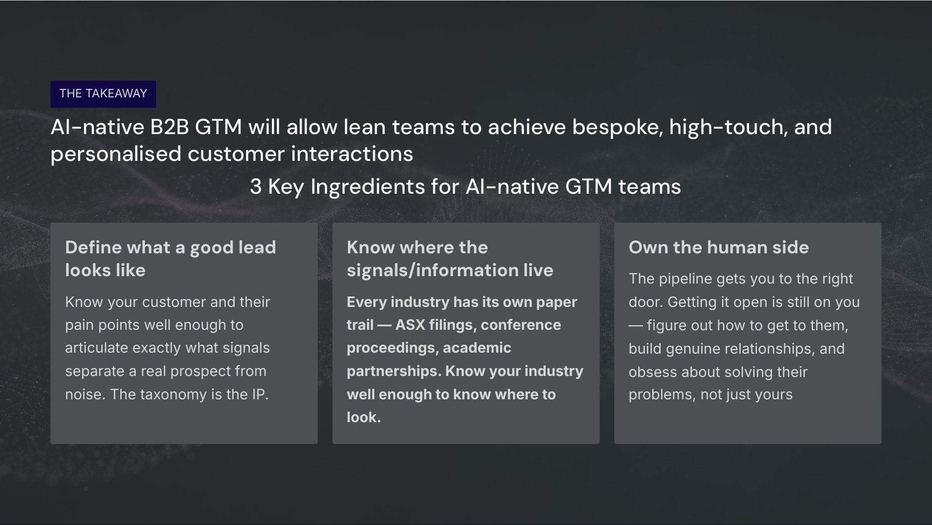 AI-Native GTM Tool slide 13